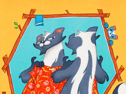 Un pezzo di pizza per la puzzola<br><span style='color:#ff5600;font-size:12px;'>Children's book</span>