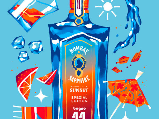 Bombay Sapphire<br><span style='color:#ff5600;font-size:12px;'>Live painting</span>