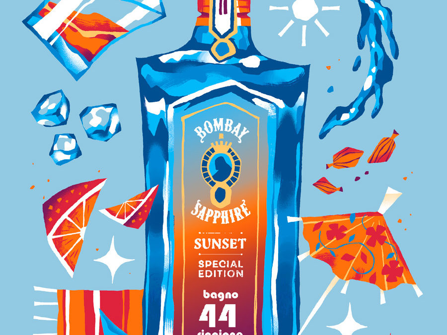 Bombay SapphireLive painting